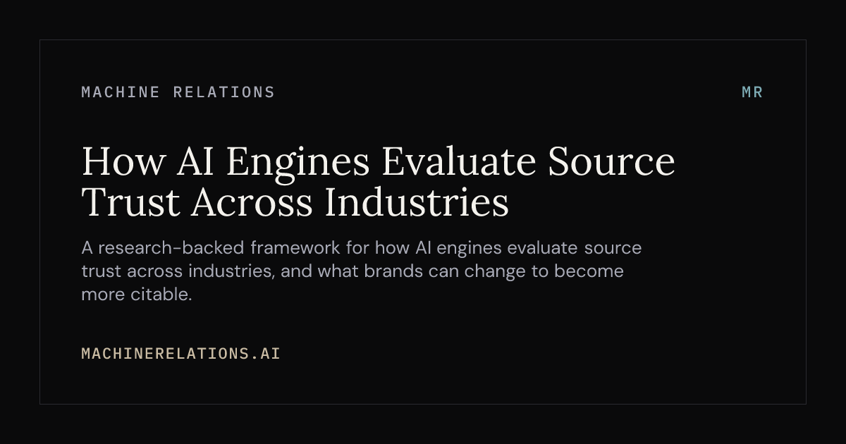 Trust Css Engine How AI Engines Evaluate Source Trust... | MR Research